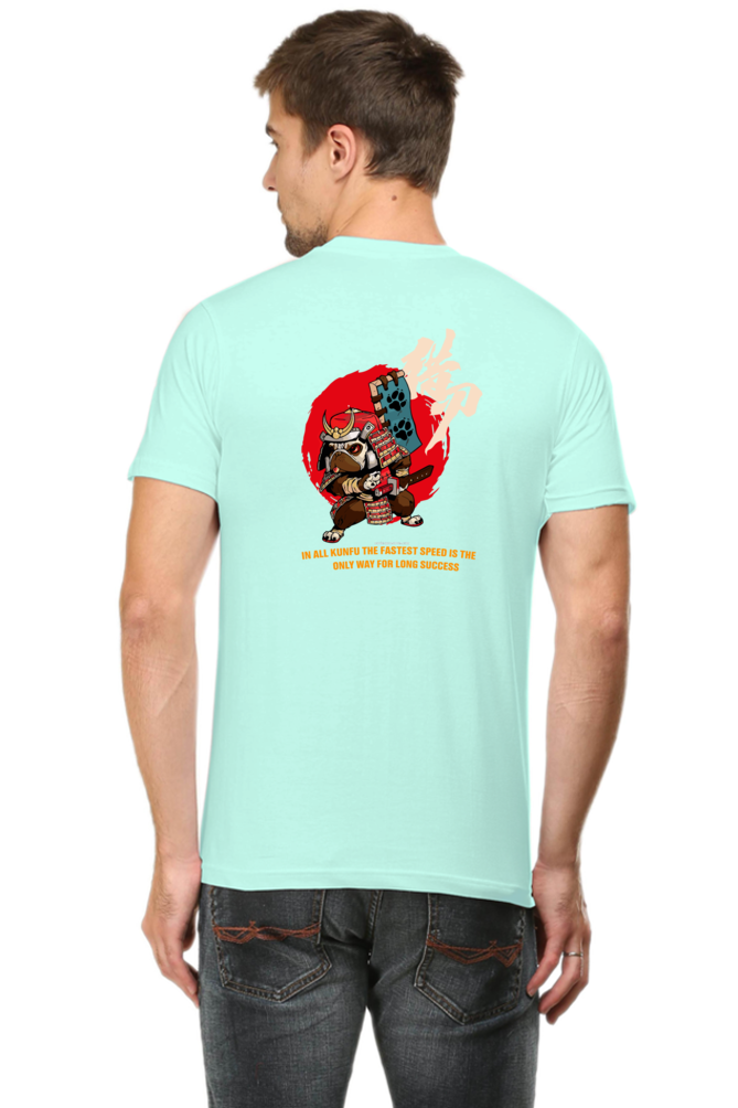 Xavi's Samurai Pug Back Print Streetwear Unisex Tshirt - Xavi's World