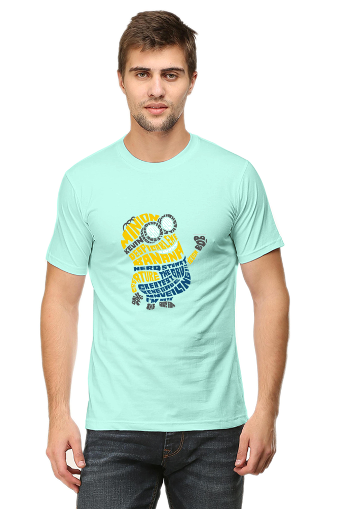 Minins Typography Cartoon Unisex Tshirt - Xavi's World