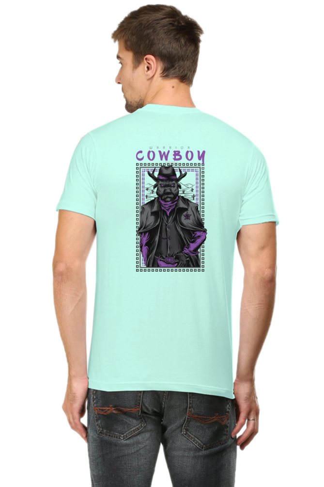 Xavi's Animal Cowboy Warrior Art Back Print Streetwear Unisex Tshirt - Xavi's World