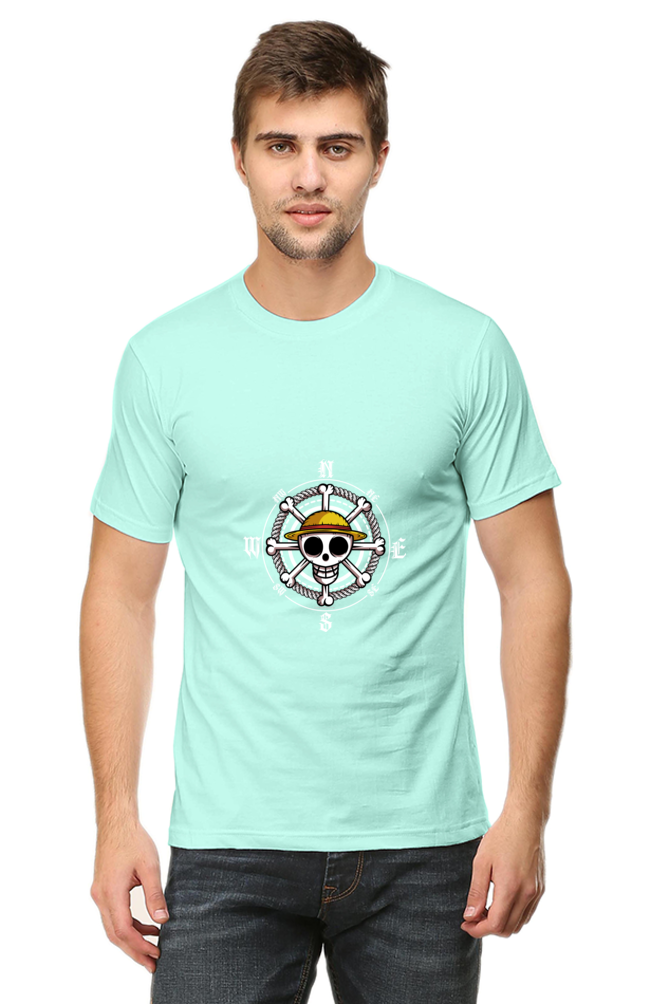 Anime Pirate Symbol Unisex Cotton T-shirt - Xavi's World