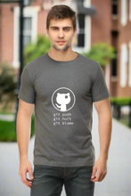 Load image into Gallery viewer, Xavi&#39;s Git Push Git Blame Unisex Cotton Coder Tshirt
