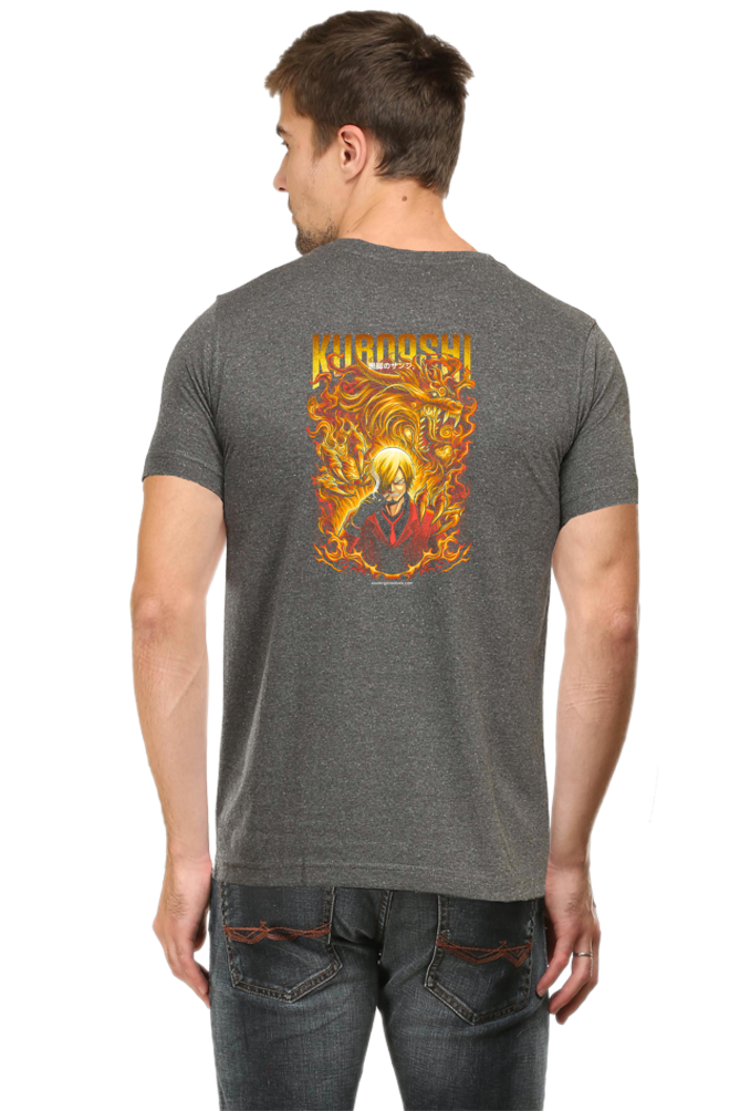 Sanji Art Back Print Unisex Cotton Tshirt - Xavi's World