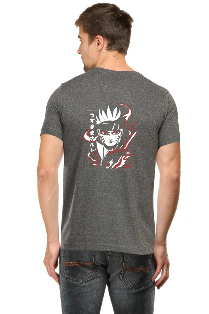 Anime Sage Rage Back Print Unisex Cotton Tshirt - Xavi's World