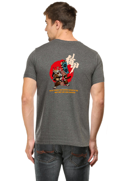 Xavi's Samurai Pug Back Print Streetwear Unisex Tshirt - Xavi's World