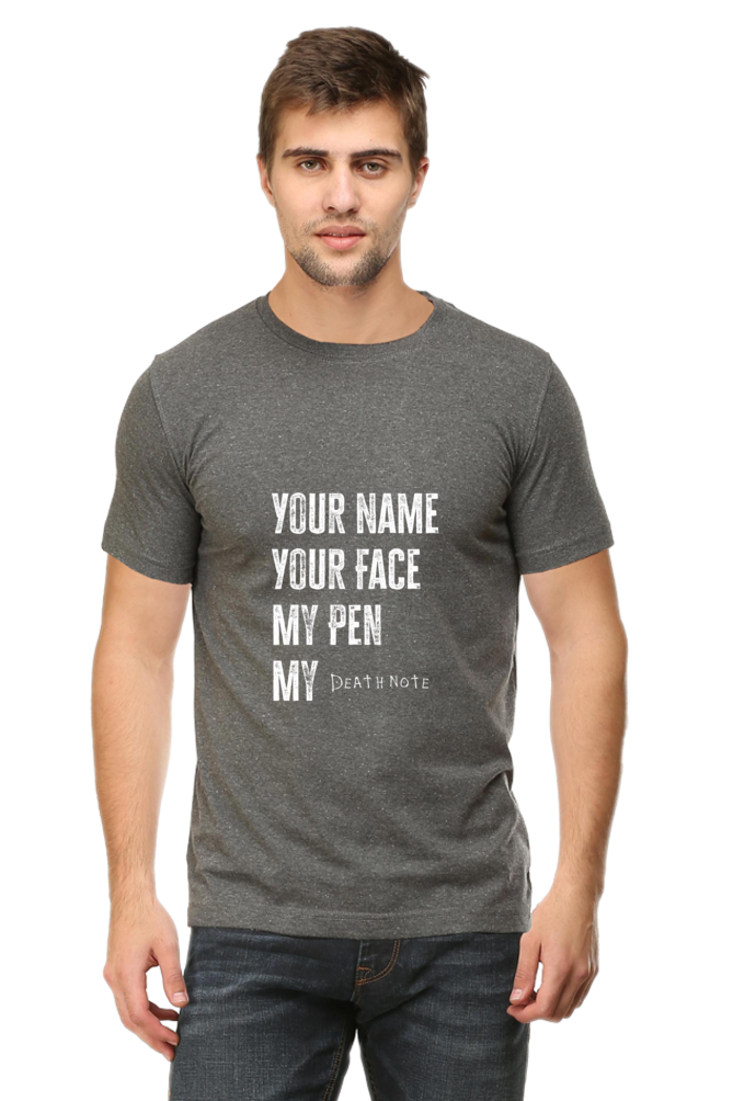 Death by Note Quote Unisex Cotton T-shirt - Xavi's World
