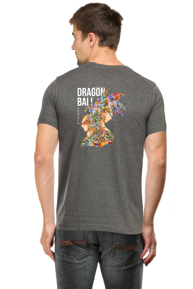 Dragon of Ball Mosaic Art Back Print Unisex Cotton Tshirt - Xavi's World