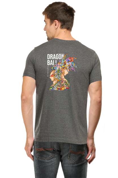 Dragon of Ball Mosaic Art Back Print Unisex Cotton Tshirt - Xavi's World