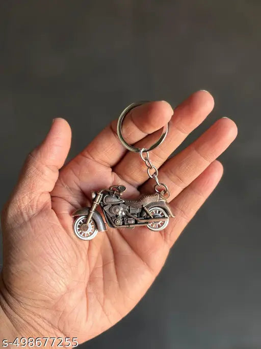 Miniature Rotating wheel Royal Enfield Bullet Keychain