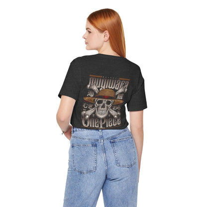 Mugiwara Pirate Art Back Print Unisex Cotton Tshirt - Xavi's World