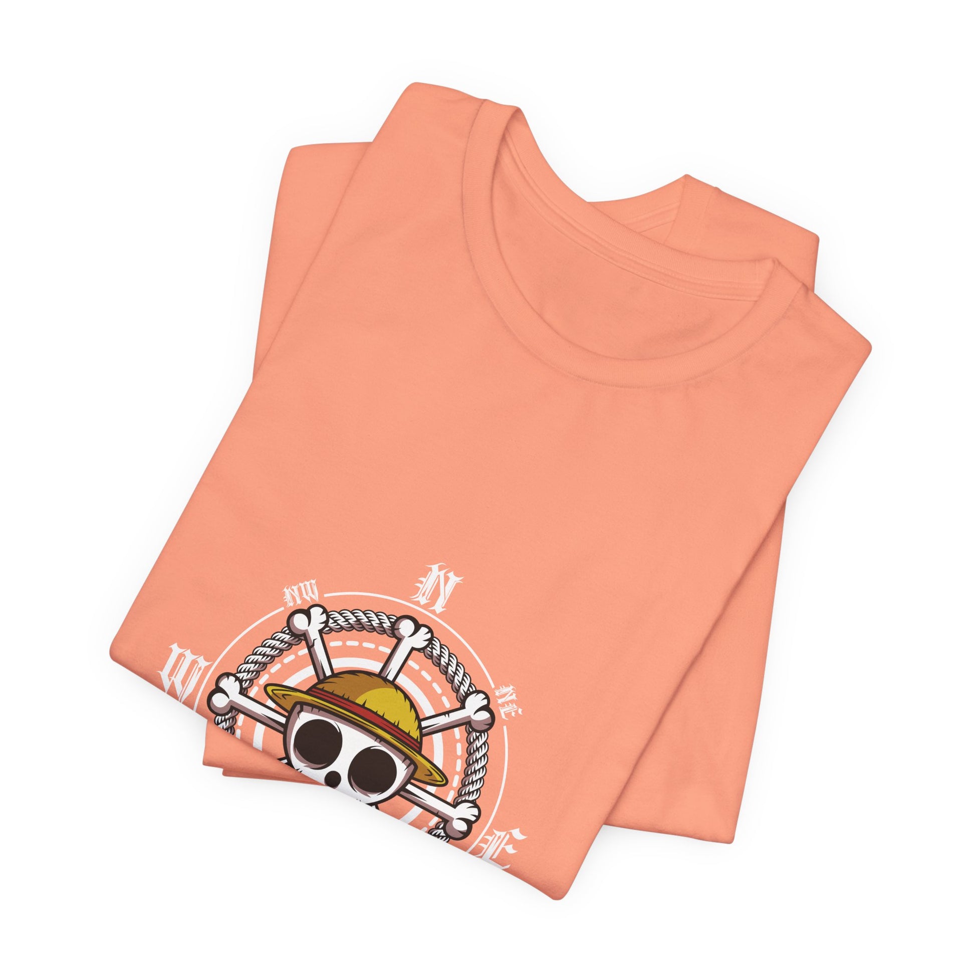 Anime Pirate Symbol Unisex Cotton Tshirt - Xavi's World