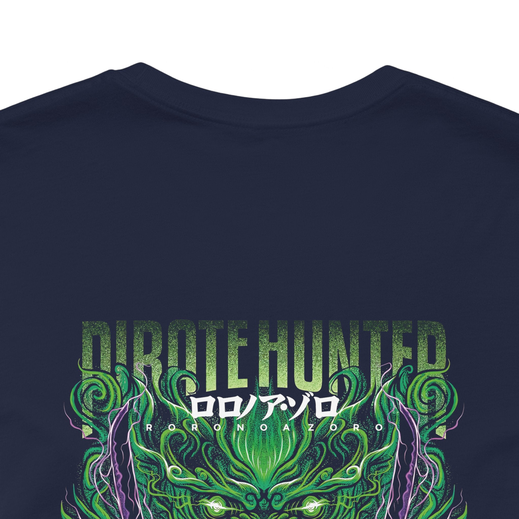 Zoro Green Art Back Print Unisex Cotton Tshirt - Xavi's World
