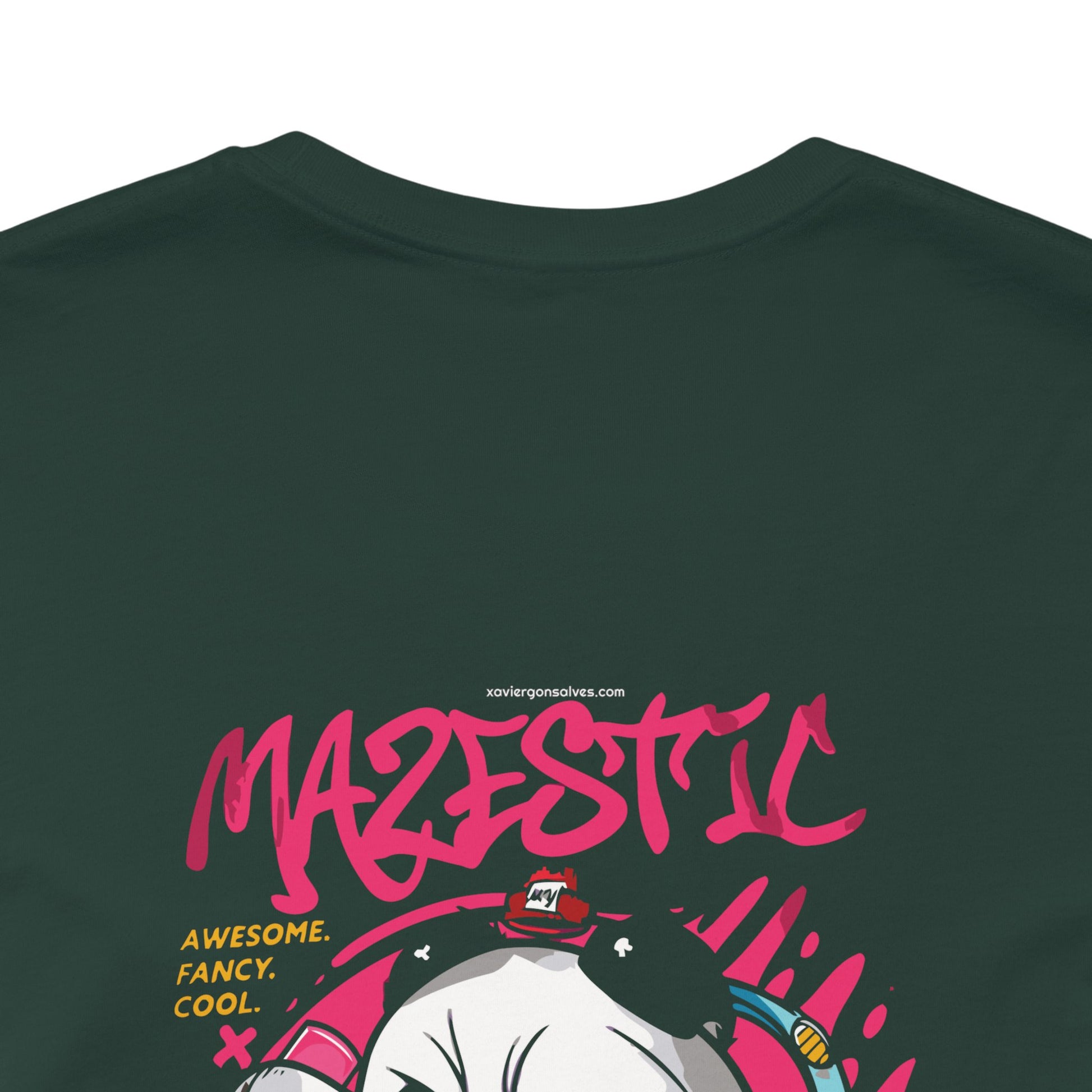 Xavi's Majestic Panda Back Print Streetwear Unisex Tshirt - Xavi's World