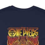 Luffy Glow Art Back Print Unisex Cotton Tshirt - Xavi's World
