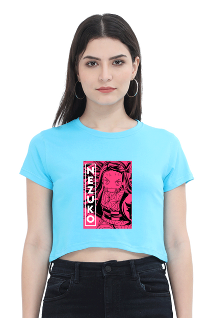 Nezuko Art Women's Cropped T-shirt - Xavi's World