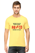 Xavi's Music Plays when I Study AC/DC Unisex Slogan / Quote T-shirt - Xavi's World