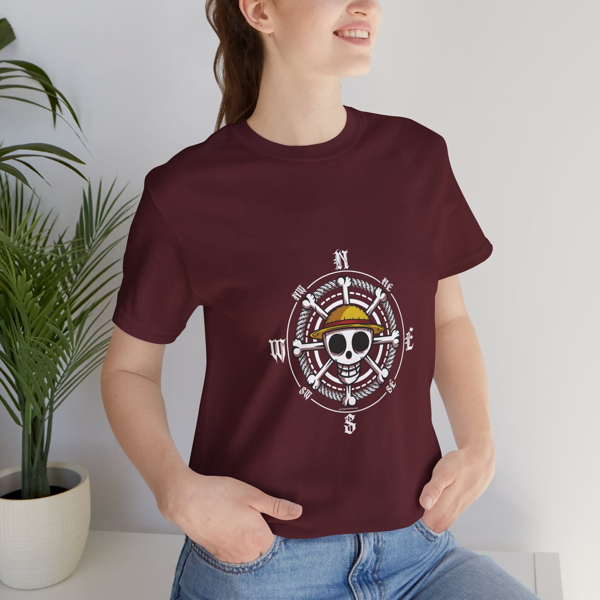 Anime Pirate Symbol Unisex Cotton Tshirt - Xavi's World