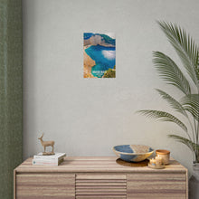 Load image into Gallery viewer, Navagio Beach Zakynthos Greece Painting Window to the World Vertical Poster - Xavi&#39;s World
