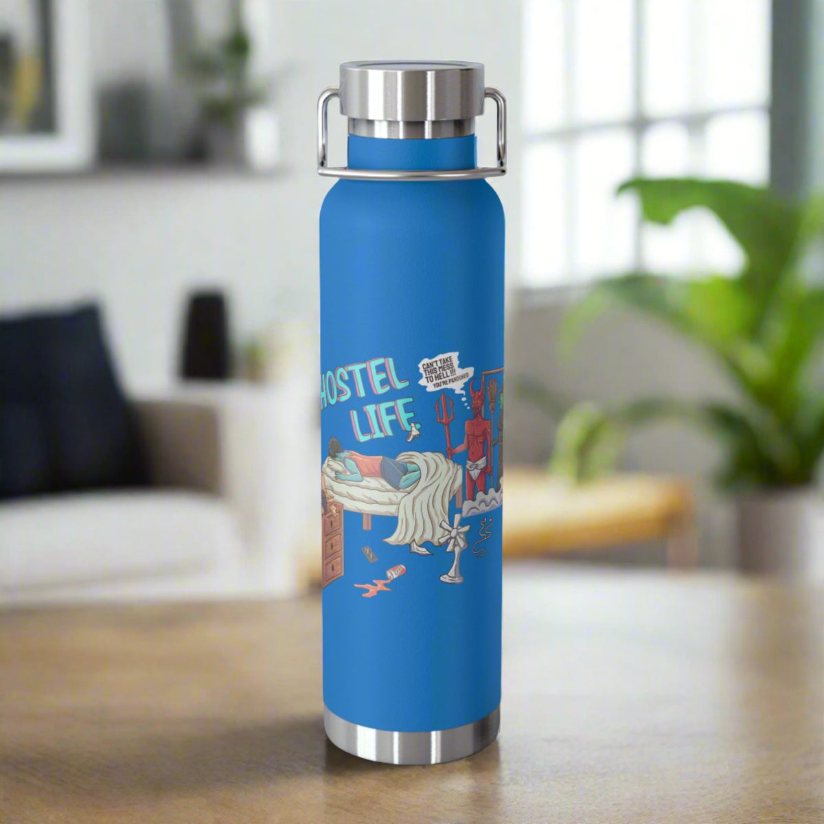 Xavi's Hostel Life 22oz Vacuum Insulated Bottle (650 ml) - Xavi's World