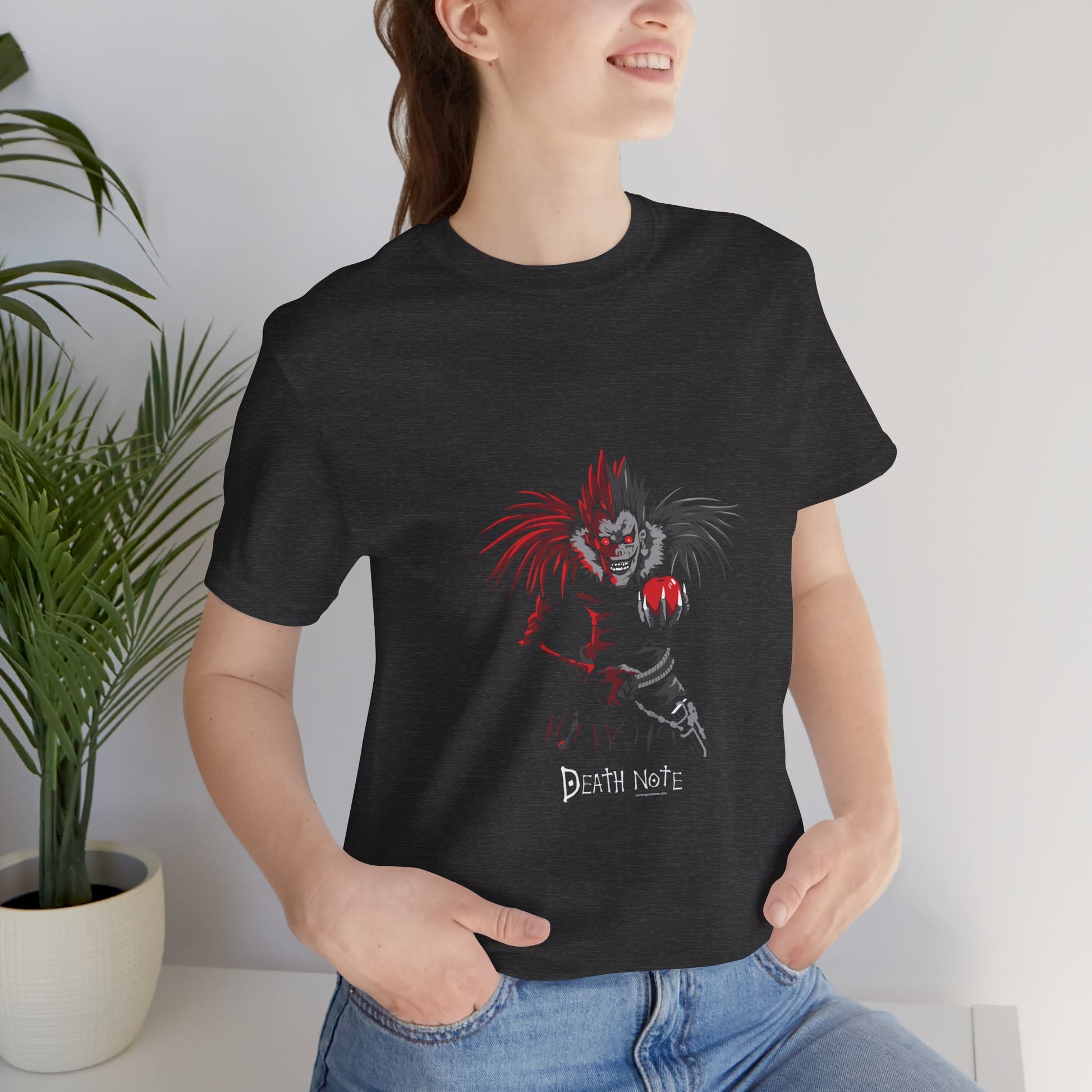 Ryuk with fruit Unisex Cotton T-shirt - Xavi's World