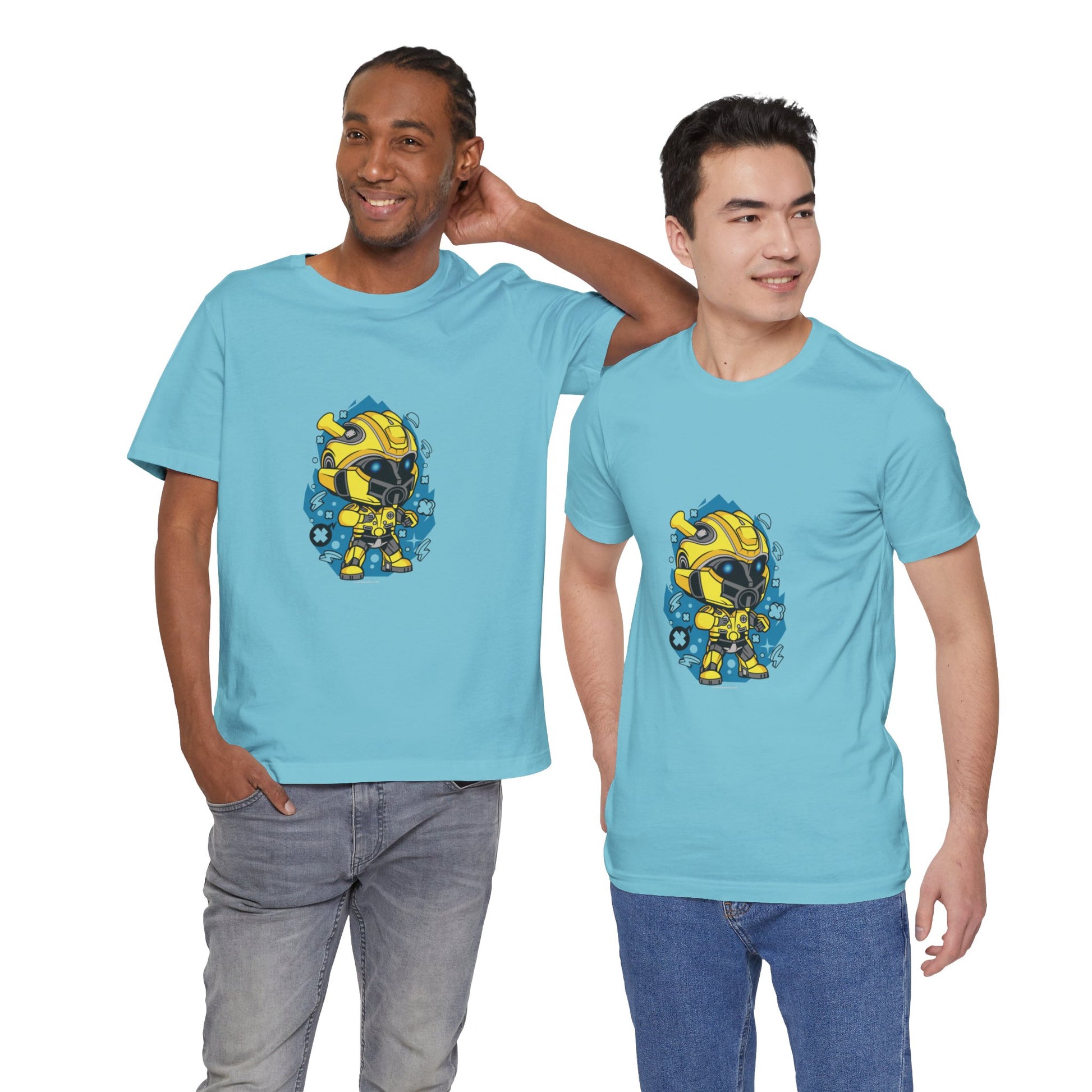 Chibi Bee Transform Cartoon Unisex Tshirt - Xavi's World