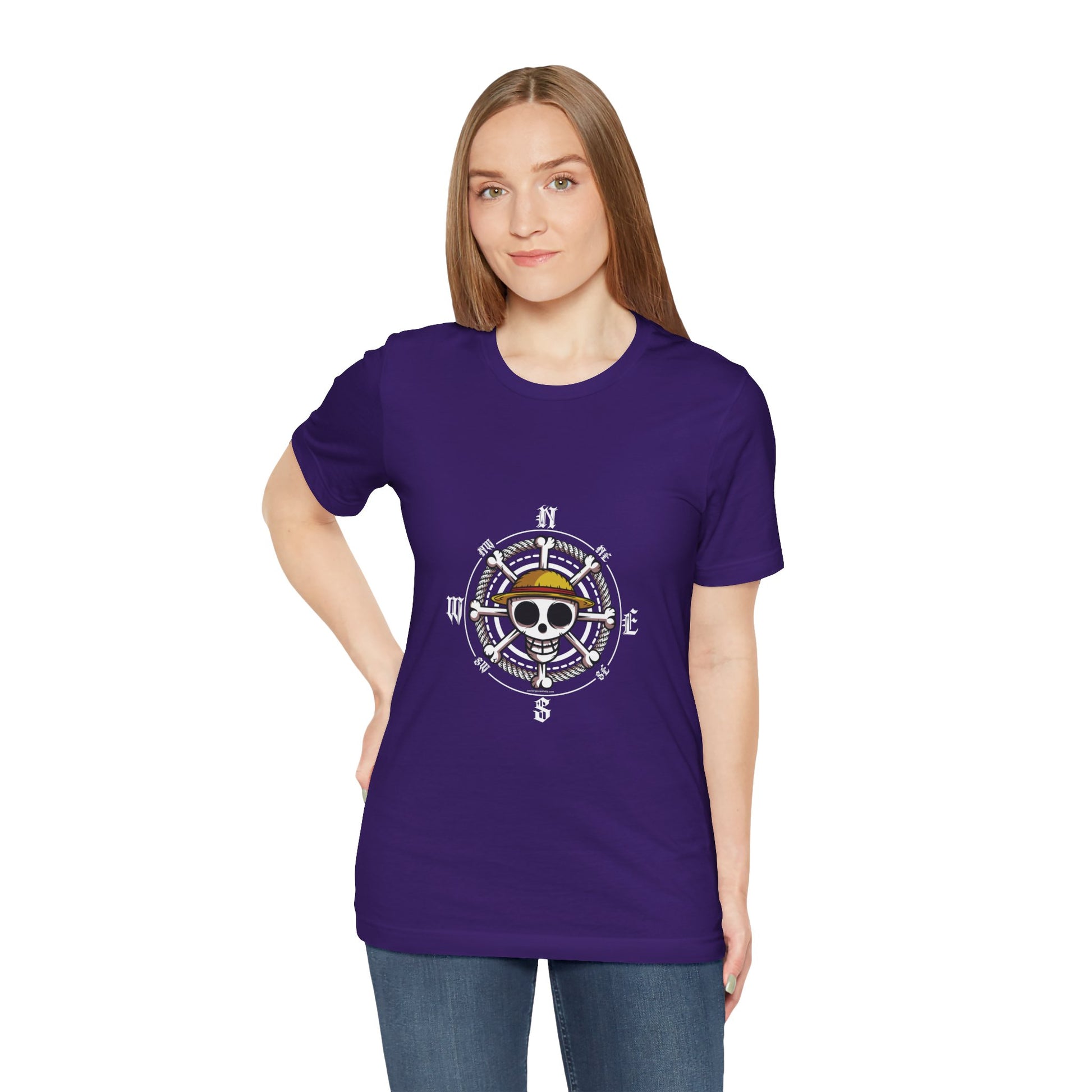 Anime Pirate Symbol Unisex Cotton Tshirt - Xavi's World