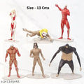AOT Titan 13 cm 6 pcs Action Figure Set