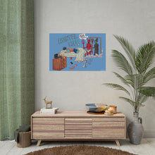 Load image into Gallery viewer, Xavi&#39;s Hostel Life Matte Horizontal Poster - Xavi&#39;s World
