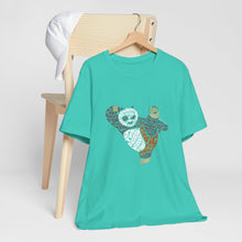 Load image into Gallery viewer, Martial Art Panda Typography Cartoon Unisex Tshirt - Xavi&#39;s World
