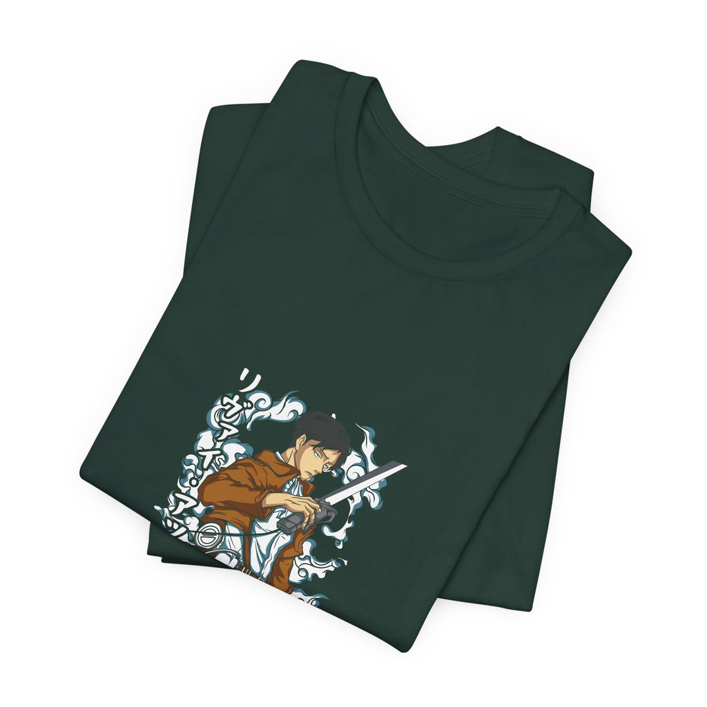 AOT Badass Levi Unisex Cotton T-shirt - Xavi's World