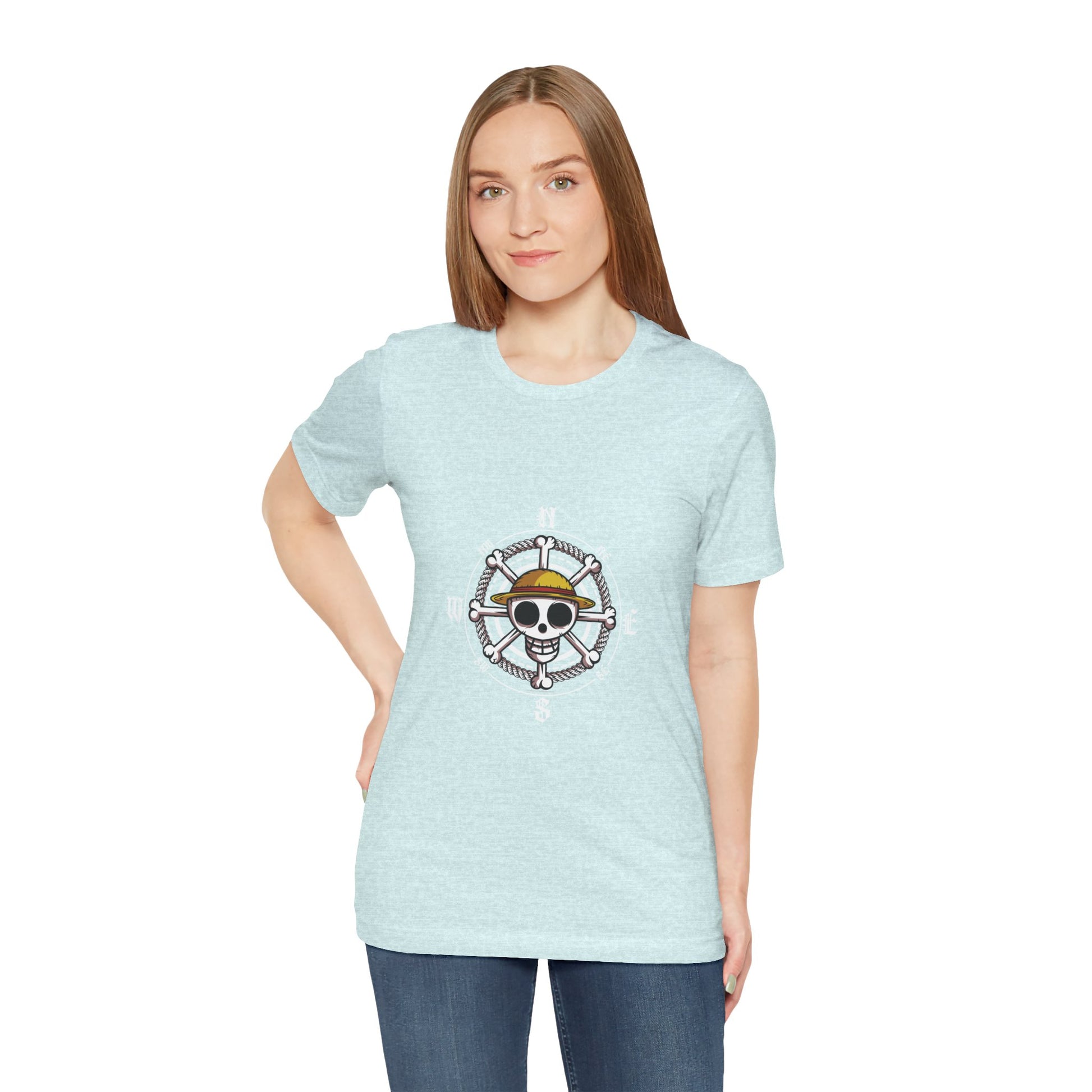 Anime Pirate Symbol Unisex Cotton Tshirt - Xavi's World