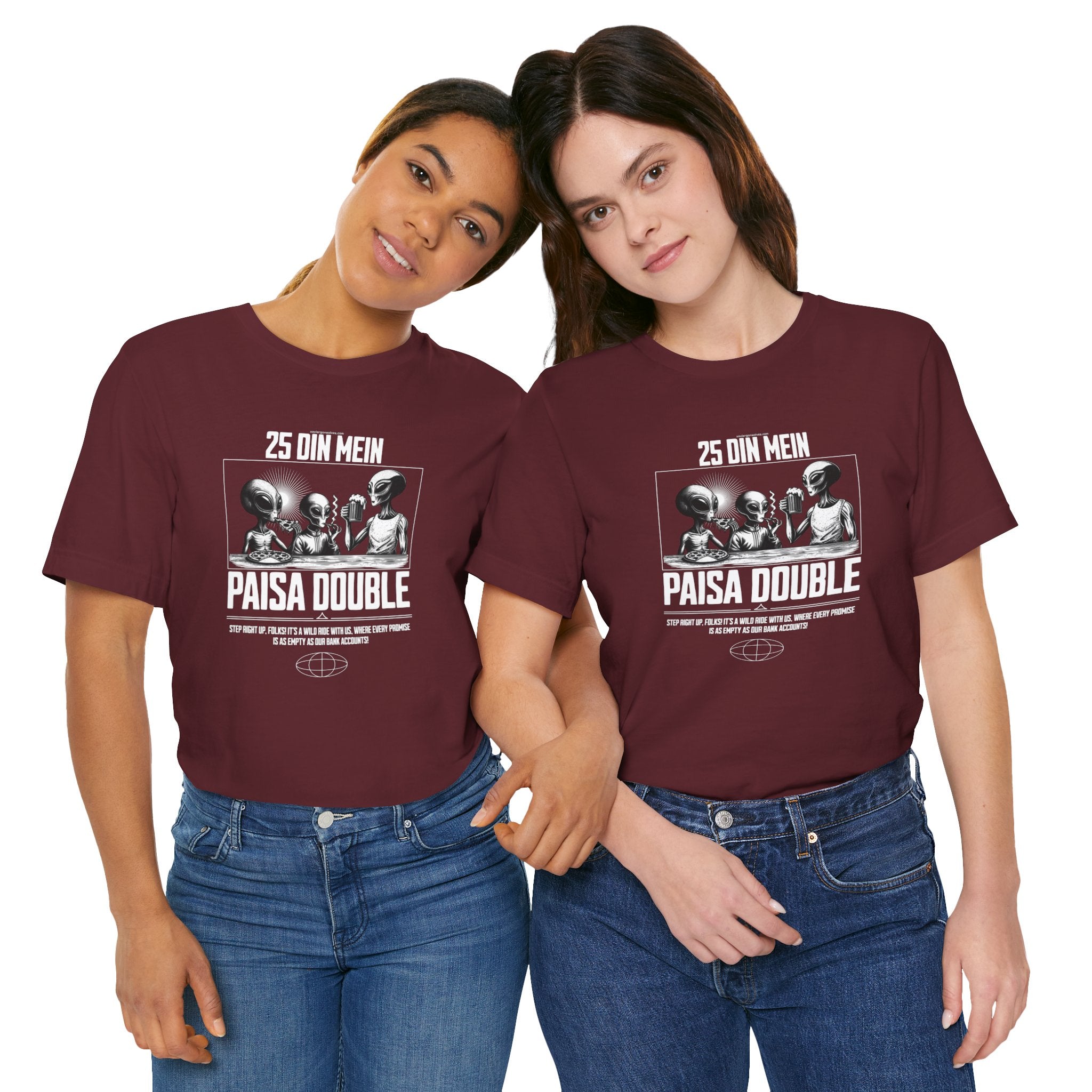 Xavi's 25 Din Paisa Double Unisex Hindi Slogan / Quote T-shirt - Xavi's World