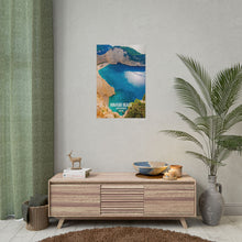 Load image into Gallery viewer, Navagio Beach Zakynthos Greece Painting Window to the World Vertical Poster - Xavi&#39;s World
