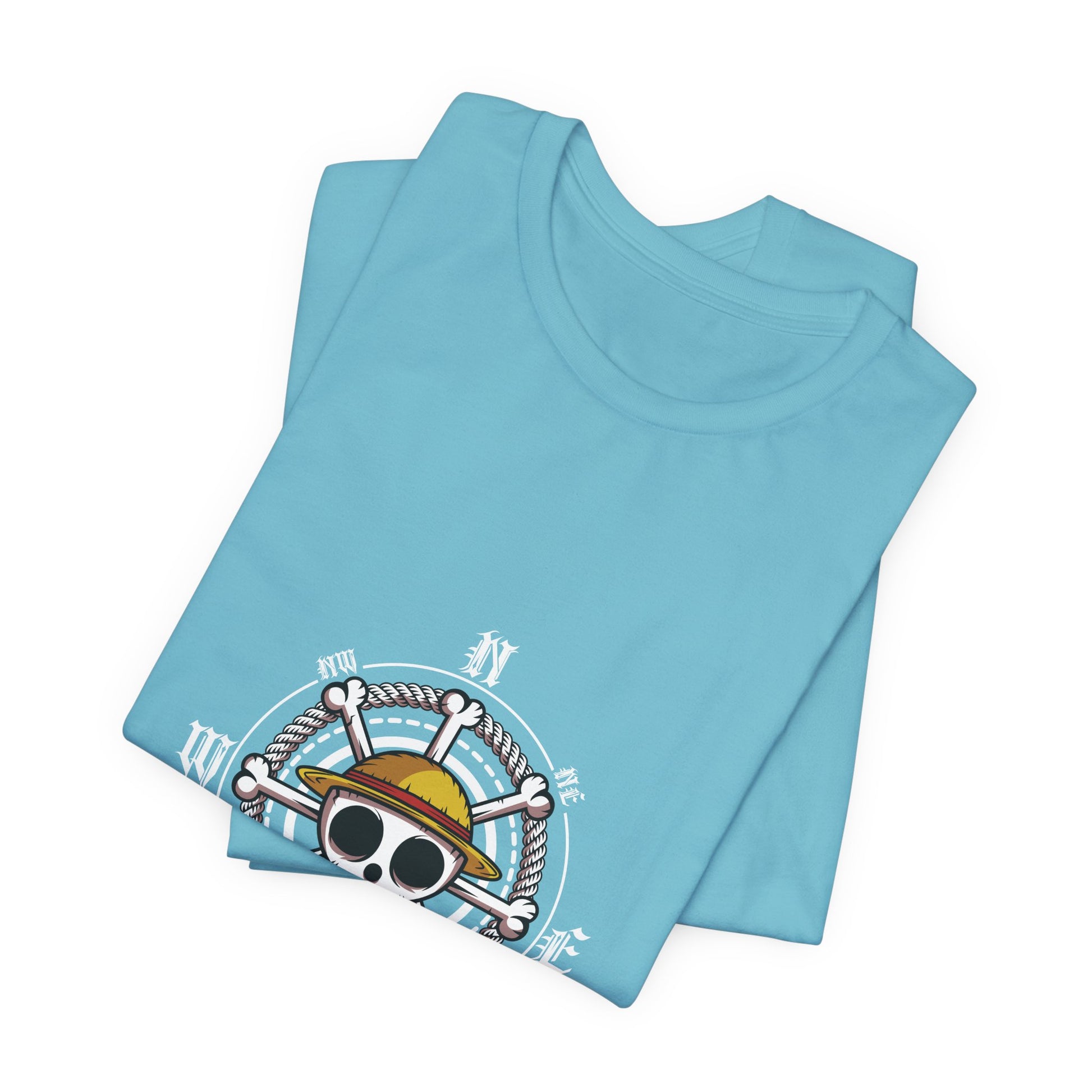Anime Pirate Symbol Unisex Cotton Tshirt - Xavi's World