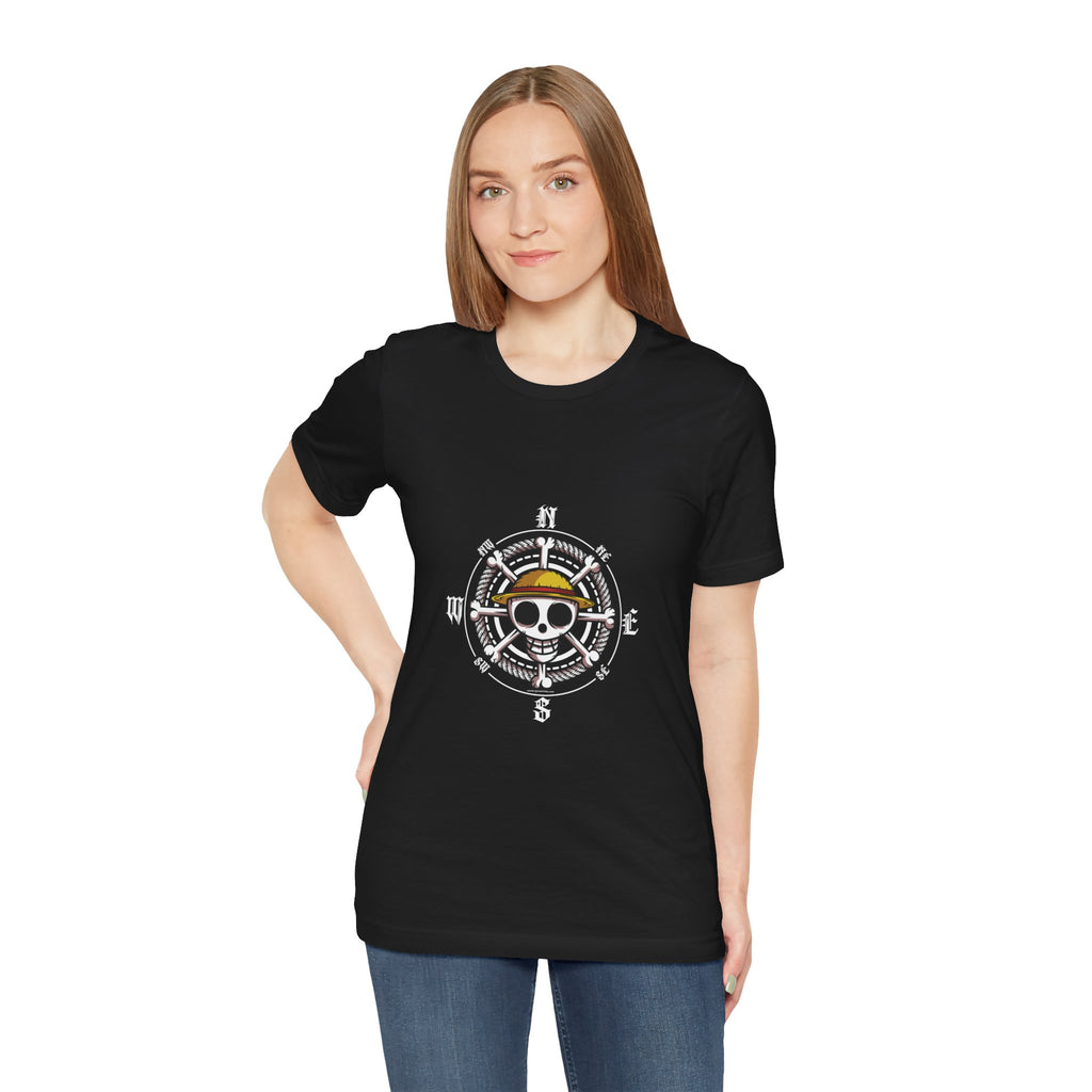 Anime Pirate Symbol Unisex Cotton T-shirt - Xavi's World