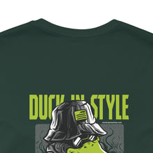 Load image into Gallery viewer, Xavi&#39;s Duck in Style Back Print Streetwear Unisex Tshirt - Xavi&#39;s World
