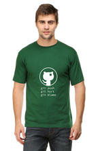 Load image into Gallery viewer, Xavi&#39;s Git Push Git Blame Unisex Cotton Coder Tshirt
