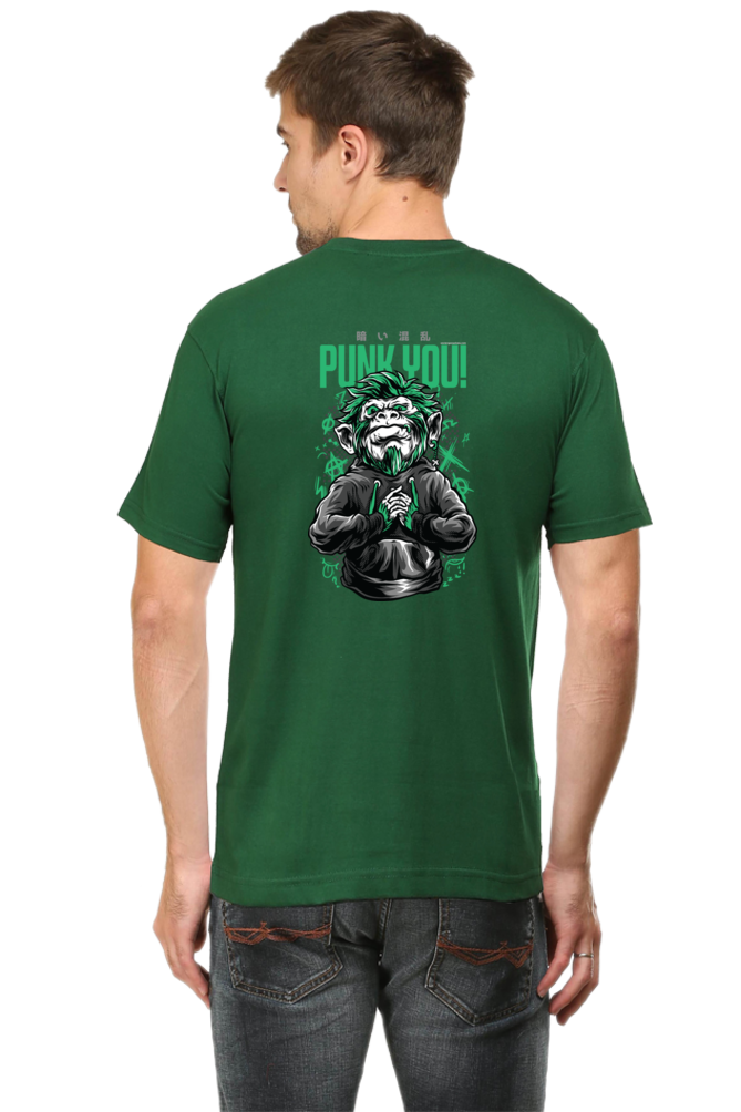 Xavi's Punk You Ape Back Print Streetwear Unisex Tshirt - Xavi's World