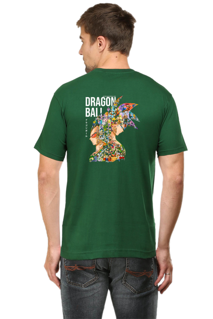 Dragon of Ball Mosaic Art Back Print Unisex Cotton Tshirt - Xavi's World