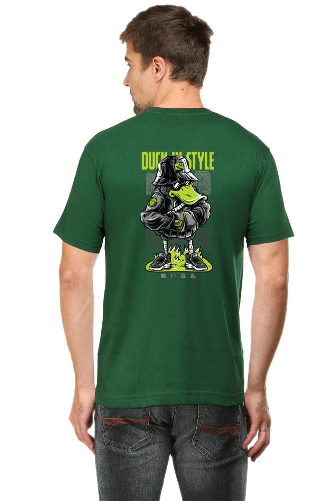 Xavi's Duck in Style Back Print Streetwear Unisex Tshirt - Xavi's World