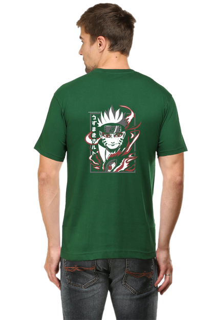 Anime Sage Rage Back Print Unisex Cotton Tshirt - Xavi's World