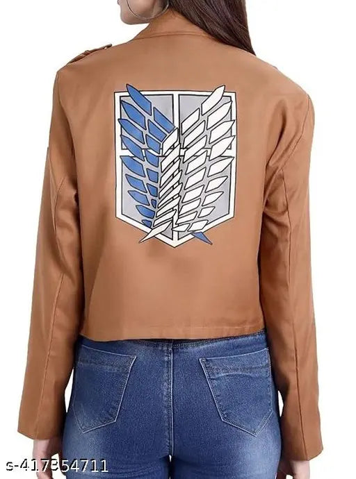 Anime AOT Titan Scout Regiment Cosplay Unisex Khaki Jacket