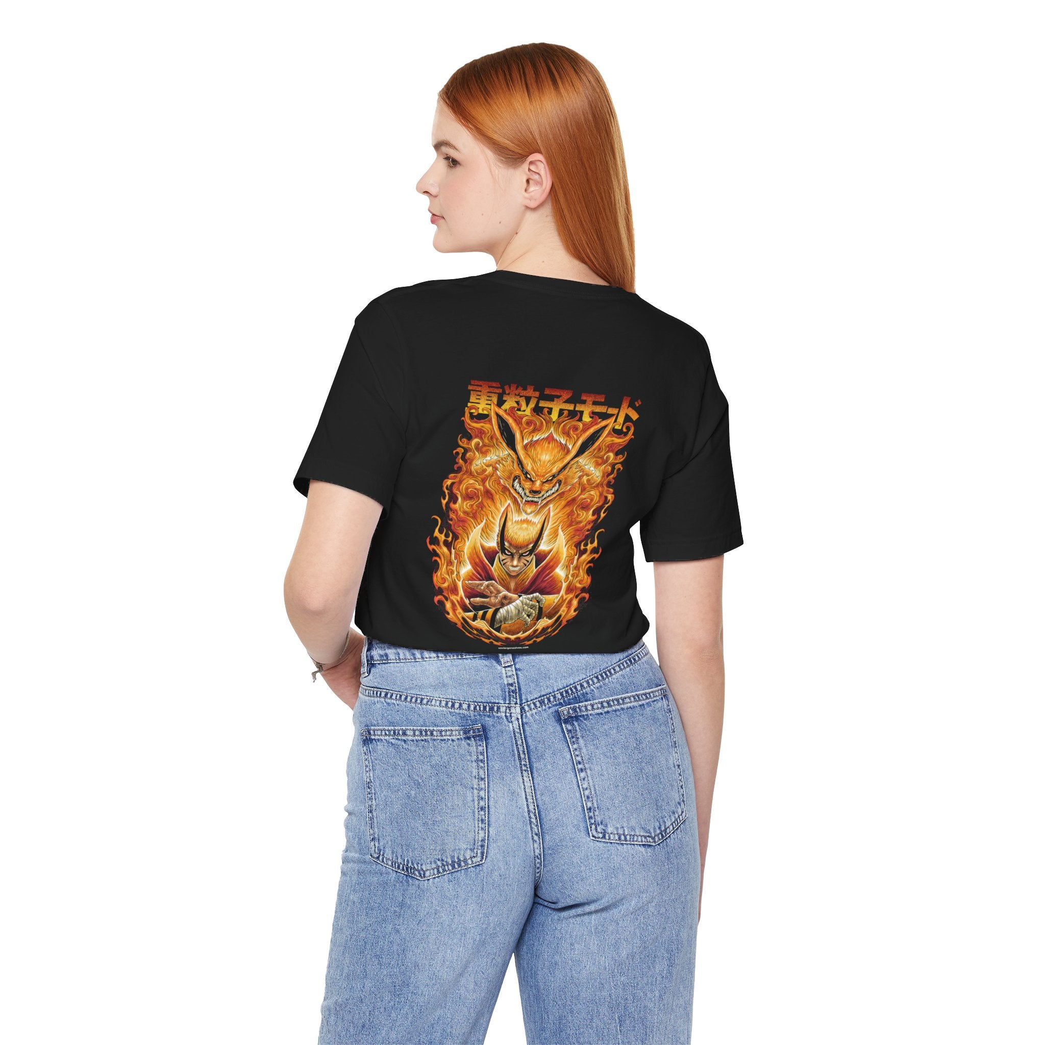 Anime Life Form Mode Back Print Streetwear Unisex Cotton Tshirt - Xavi's World