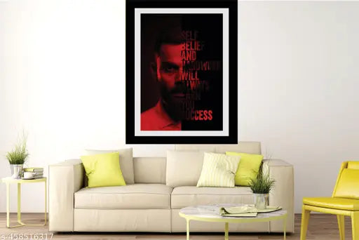 Virat Kohli Motivation Photo Frame 10 x 14 Inch