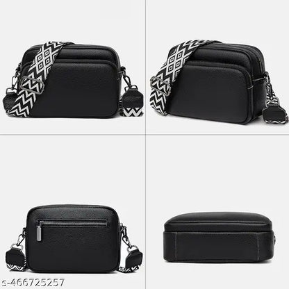 Small Crossbody Bag with Designer Guitar Strap
