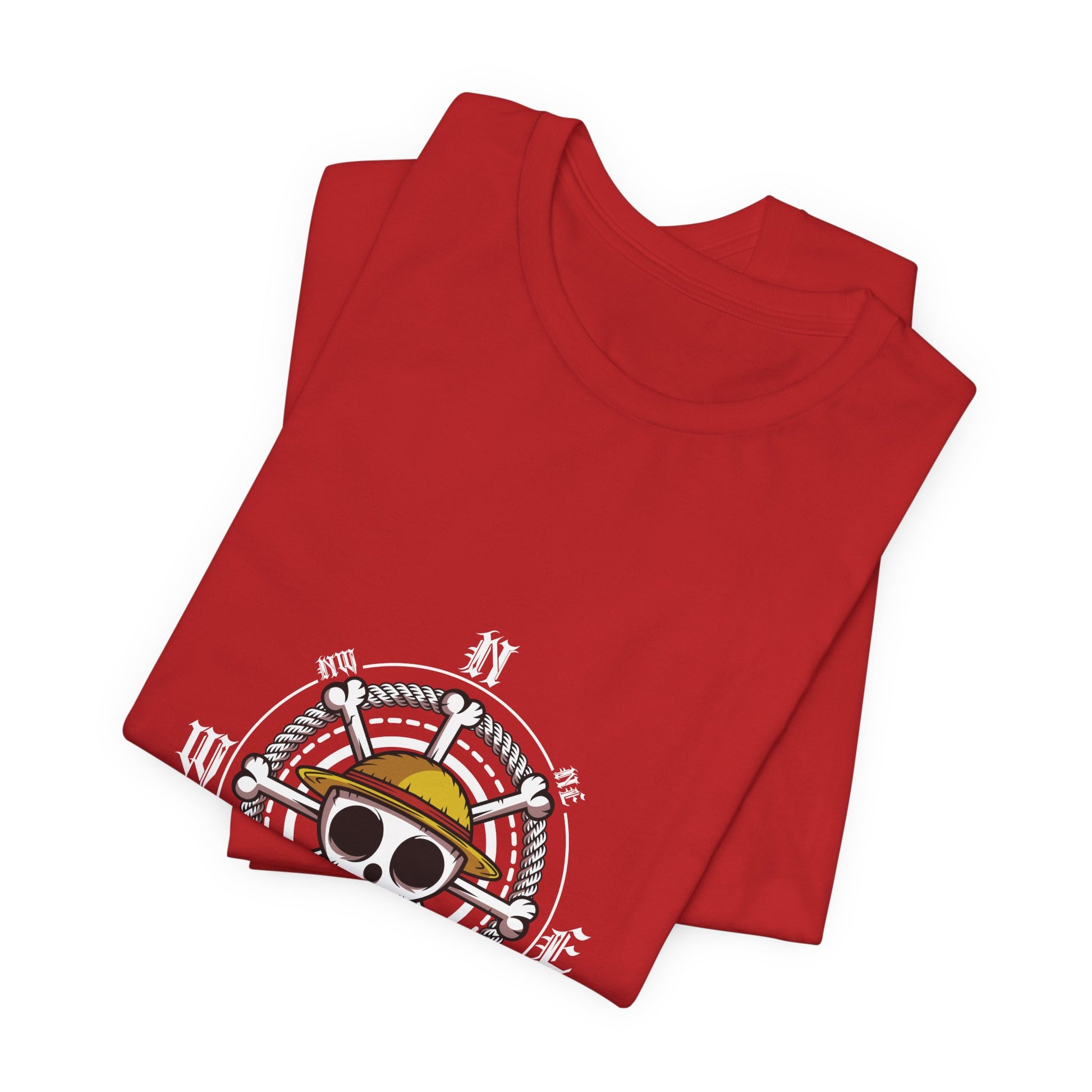 Anime Pirate Symbol Unisex Cotton Tshirt - Xavi's World