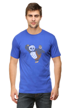 Load image into Gallery viewer, Martial Art Panda Typography Cartoon Unisex Tshirt - Xavi&#39;s World
