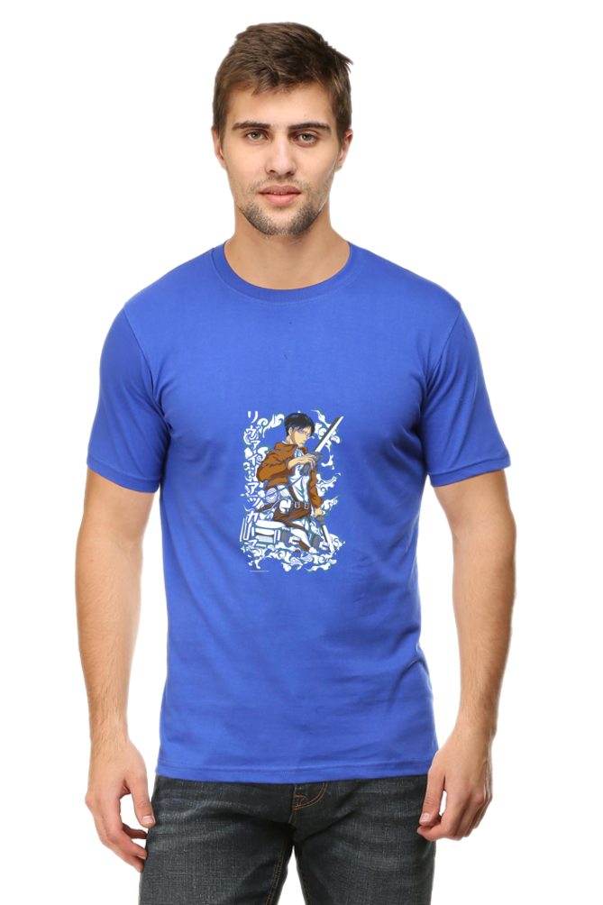 AOT Badass Levi Unisex Cotton T-shirt - Xavi's World
