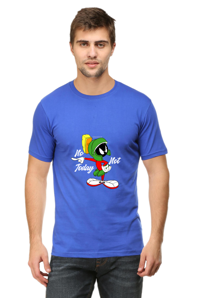 Cartoon Inspired Mars No Not Today Sarcastic Unisex Tshirt - Xavi's World