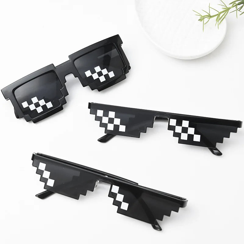 Xavi's 8 Bit Thug Life Meme Sunglasses Eyewear