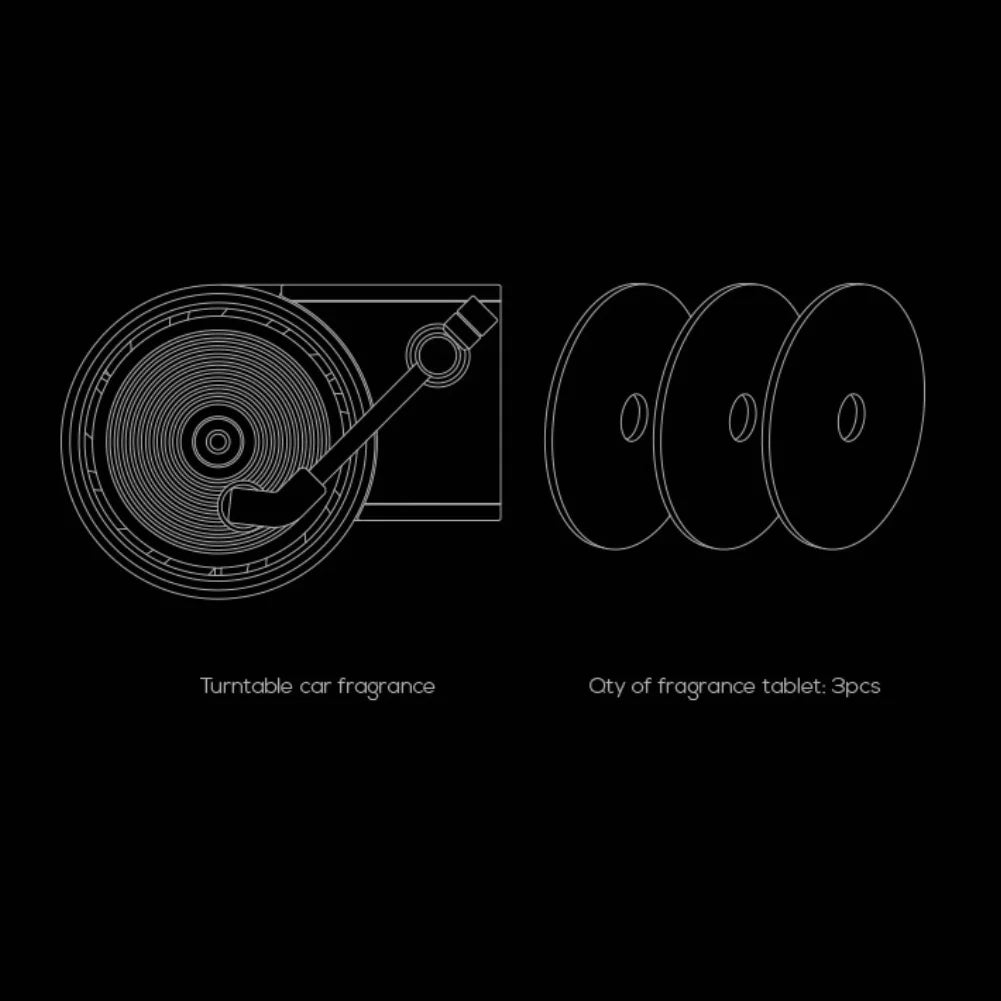 Xavi's Vinyl Spin Phonograph Turntable Car Air Freshener